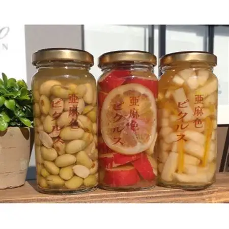 亜麻色ピクルス 80g×3本セット_惣菜・加工品  漬物   惣菜・加工品  缶詰・瓶詰 _【1512339】