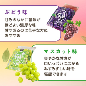 180粒入り！下仁田の蒟蒻ゼリーソフトタイプ2種 ぶどう好きセット（2種×15袋6粒入り） F21K-370