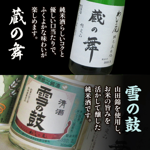鷲の尾 蔵の舞 720ml・雪の鼓 720ml 各1本 ／ 日本酒 飲み比べ 地酒 おさけ さけ アルコール  お取寄せ 取寄せ 東北 ご当地 お土産 おみやげ 手土産 プレゼント 飲み会 人気 おいしい 晩酌 贈り物 おすすめ オススメ わしの尾 【澤口酒店】