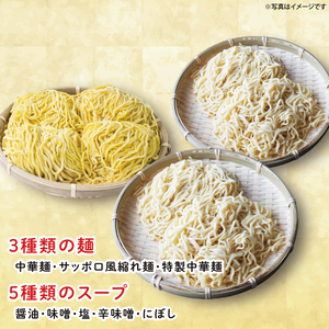 【水戸の老舗！伝統の味！】ラーメン食べ比べ（10食）麺3種スープ5種（EM-2）