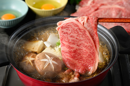 【茨城県共通返礼品 茨城県産】【常陸牛】霜降り肉 すきやき・しゃぶしゃぶ用 小分け 約400g ※北海道・沖縄・離島への配送不可