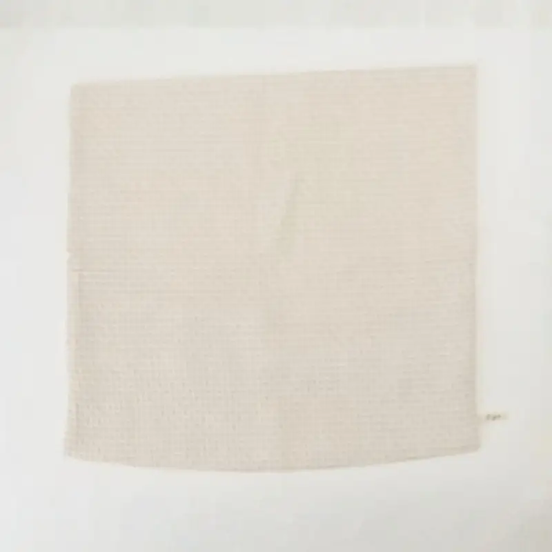【ナチュラル】オーガニックコットン麻混ワッフルクッションカバー45＊45【canl0010-1】