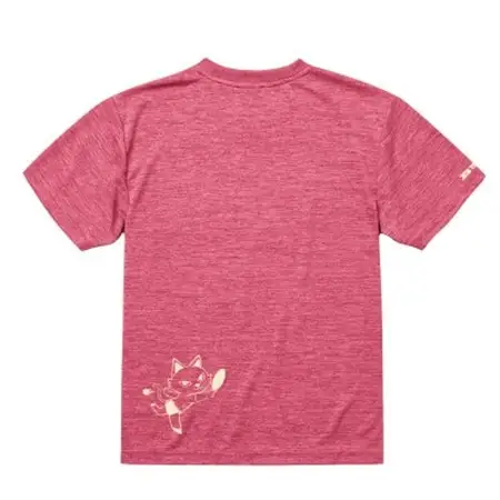 JTTA公認　卓球ユニフォーム【男女兼用(ドライ):XLサイズ】ねこ　ピンク_装飾品・工芸品  洋服 _【1514518】