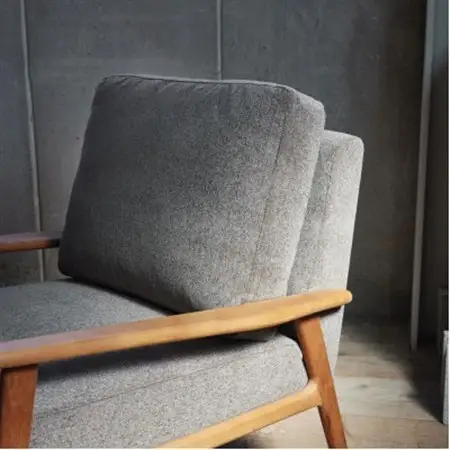 Strand Sofa 1人掛け(ストランドソファ)モケット クリンプアッシュブラウン【SWOF】_雑貨・日用品 椅子・チェア・ソファ 家具・インテリア _【1496365】