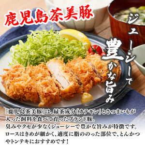 【数量限定】鹿児島茶美豚とんかつセット計900g!(300g×3P) 国産 鹿児島産 豚 豚肉 ロース トンカツ とんかつ ポークソテー トンテキ 小分け 冷凍 おかず 国産豚 肉 精肉 食品 料理 a3-198