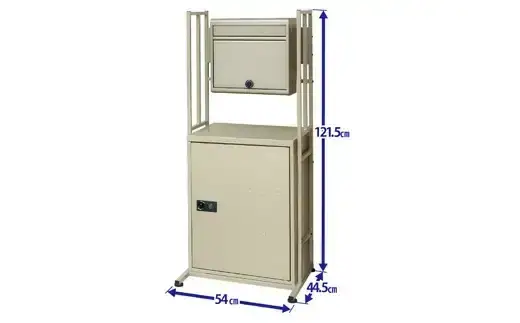 大容量で好評 郵便ポスト＆錠付き宅配ボックス＆スタンド [グリーンライフ]