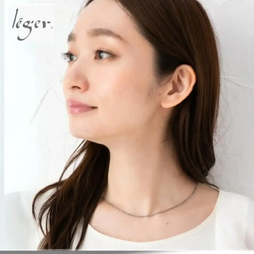 純チタンチェーン 45cm BS45F チェーンネックレス メンズ レディース スクリュータイプ 燕三条製 [leger(レジエ)]【022S071】