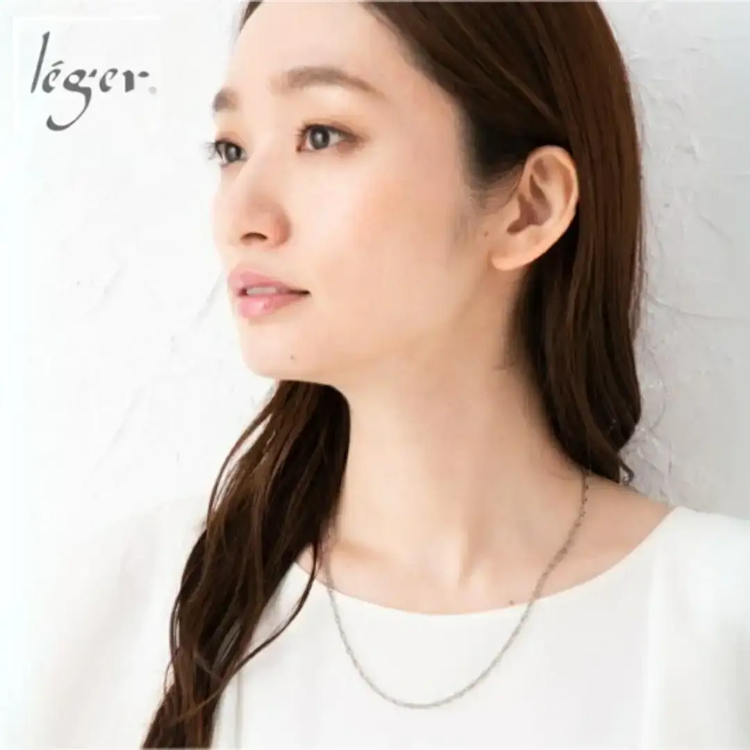 純チタンチェーン 50cm BS50F チェーンネックレス メンズ レディース スクリュータイプ 燕三条製 [leger(レジエ)]【023S063】