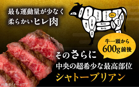 【全5回定期便】博多和牛 シャトーブリアン 200g×4枚 [ADBM096] シャトーブリアン 定期便
