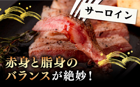 【全2回定期便】A4・A5ランク サーロインステーキ 200g×2枚 ヒレステーキ 120g×1枚《壱岐市》【壱岐市ふるさと商社】 [JAA035]