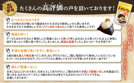 【定期便：全5回】オルソンおむすび専門店のチーズおかか45ｇ×12袋【04005001】
