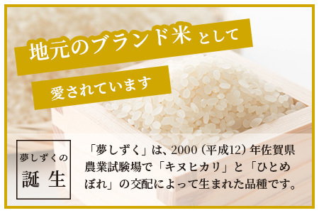 鹿島市産 夢しずく 白米 5kg 米 お米 精米 国産 美味しい 自然の恵 田舎 自然 九州産 佐賀県 鹿島市 送料無料 C-124