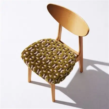 Karl Dining Chair モコ グリーン ミディアムブラウンフレーム【SWOF】_雑貨・日用品 椅子・チェア・ソファ 家具・インテリア _【1487574】