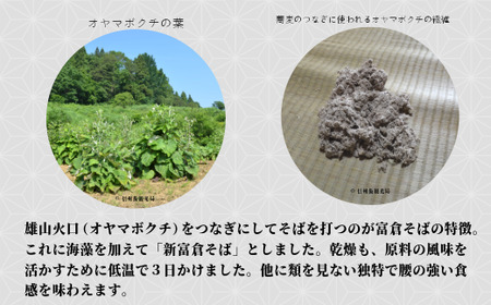 信州そば 【乾麺160g×6袋】 新富倉そば Bi-005 