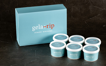 ≪12ヵ月定期便≫ びえい牧場ジャージーミルクジェラート6個 gelatrip's selection 北海道 上富良野町 アイス