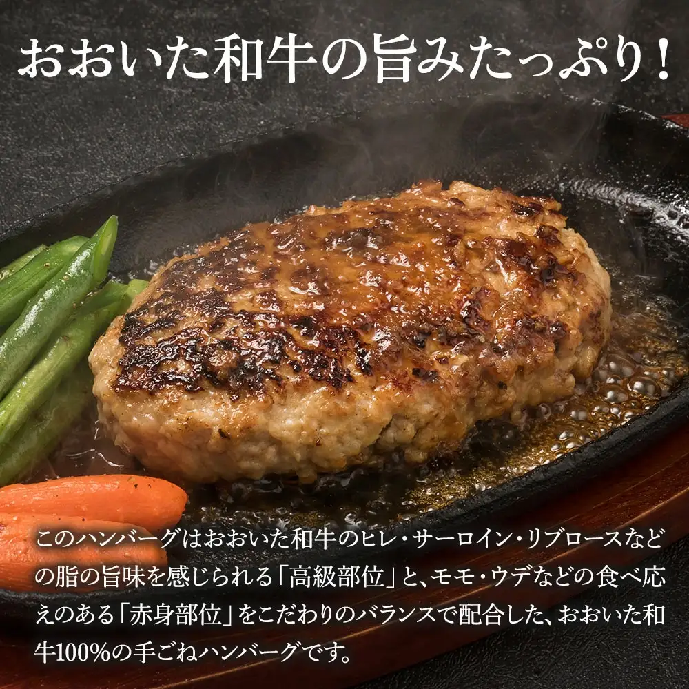 おおいた 和牛 100％ 生 ハンバーグ 150g×6個 | 牛肉 ハンバーグ 津久見市