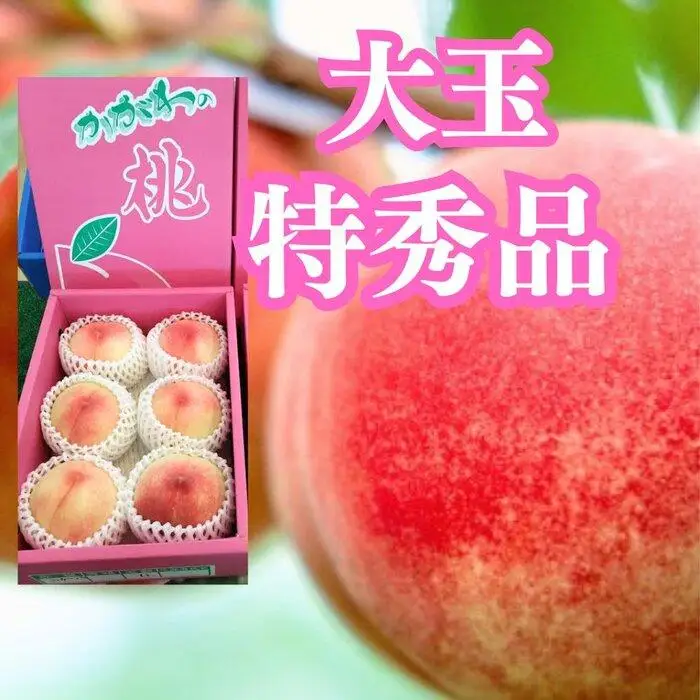 美味しい坂出の桃　約2kg（6～7個）