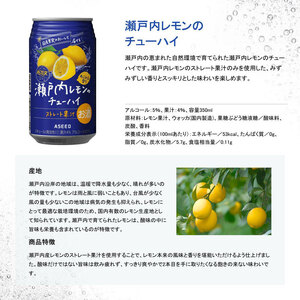 アスター瀬戸内レモンのチューハイ 350mL×24本×1ケース | 栃木県 下野市