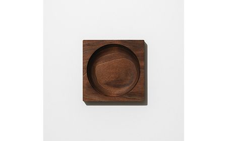 SKOP SOLID DISH (スコップ ソリッドディッシュ) ウォルナット材 Sサイズ 1枚 木皿 F2Y-5840