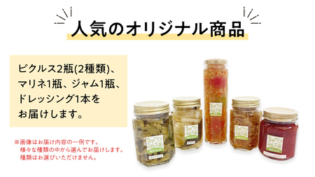 ピクルス と マリネ と ジャム と ドレッシング の 詰め合わせ [AB078tu]