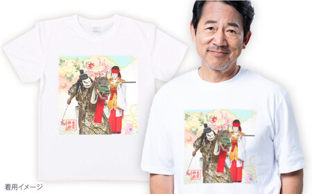 Tシャツ 出雲神楽 須佐之男命と稲田姫オリジナルカラーTシャツ FN-07 Sサイズ [AICZ031]