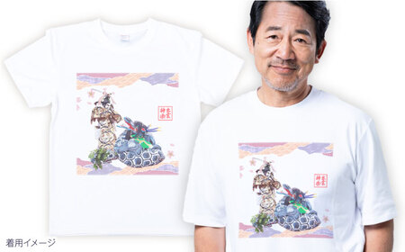 Tシャツ 出雲神楽 須佐之男命と八岐大蛇オリジナルカラーTシャツ FN-08 Sサイズ [AICZ028]