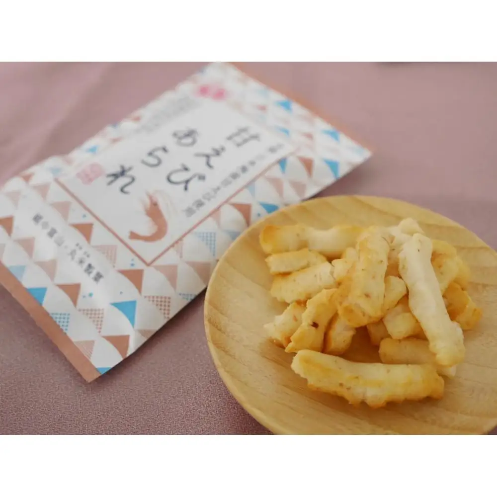 甘えび あられ こぶくろシリーズ 18g×24袋 北陸・日本海産甘えび使用　【国産米100%使用　化学調味料不使用　保存料不使用　着色料不使用】