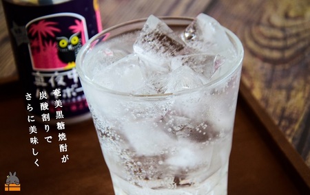 黒糖焼酎×炭酸！真夜中のハイボール（350ml×24本） ( 黒糖焼酎 お酒 酒 焼酎 炭酸割り ハイボール 炭酸 徳之島 奄美 鹿児島 アルコール5% 晩酌 タートルベイ醸造 )