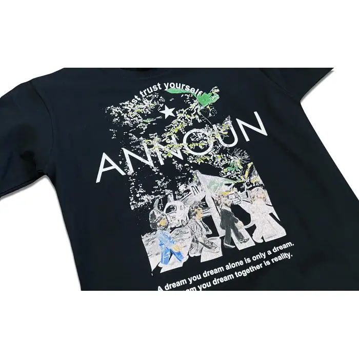［ANNOUN］Abbey Road Ｔシャツ | 服 アパレルブランド 絵画 アート コラボレーション アンノウン 福祉 就労支援 就労継続支援B型事業所 アトリエ・アンノウン 埼玉県 越谷市