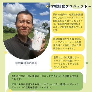 自然栽培米の米粉 10kg