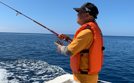 貸切トローリング！「大物釣り体験」1～6名様ご利用券