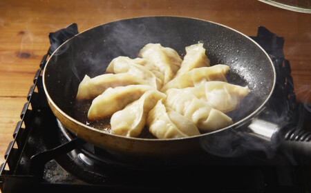 かねしち特製 冷凍肉餃子 80個（1パック10個入り 2パックで1セット×4）_Y109-0005