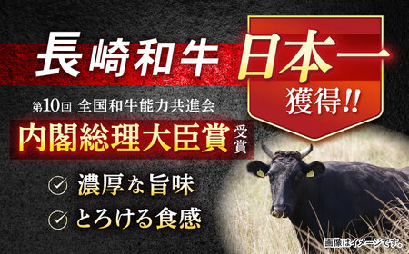 【お中元対応可】長崎和牛 サーロインステーキ 500g(250g×2) / 牛肉 ぎゅうにく 和牛 国産牛 肉 にく ステーキ すてーき サーロイン / 諫早市 / 肉の牛長 諫早店 [AHEM001]