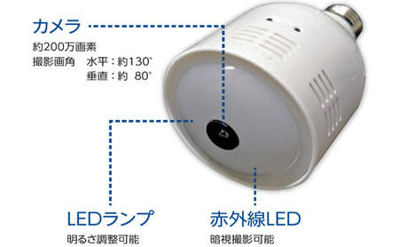 電球型ネットワークカメラ 『テラスアイ』 