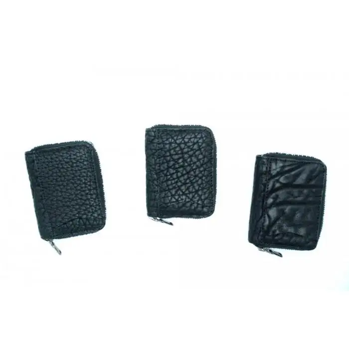 【ierib】MINI WALLET / ミニウォレット / BULL / BLACK