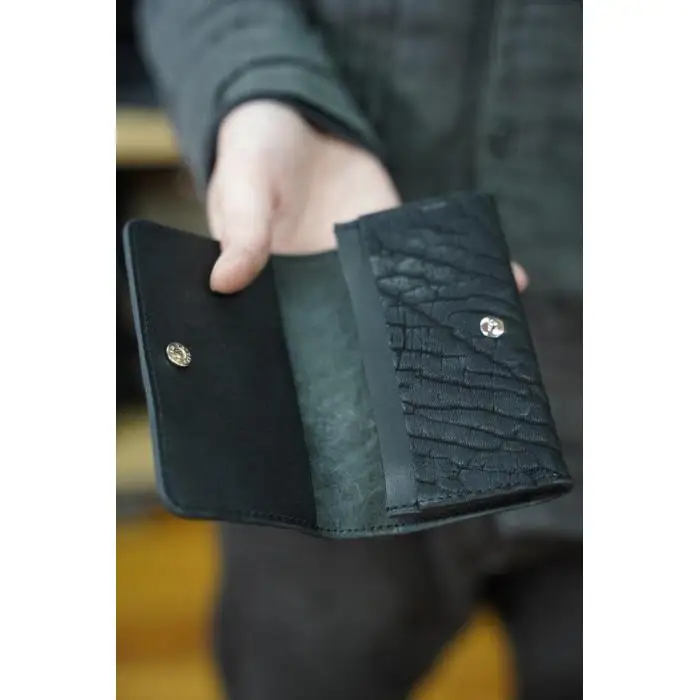 【ierib】名刺入れ / BUSINESS CARD CASE / BULL カラー：BLACK
