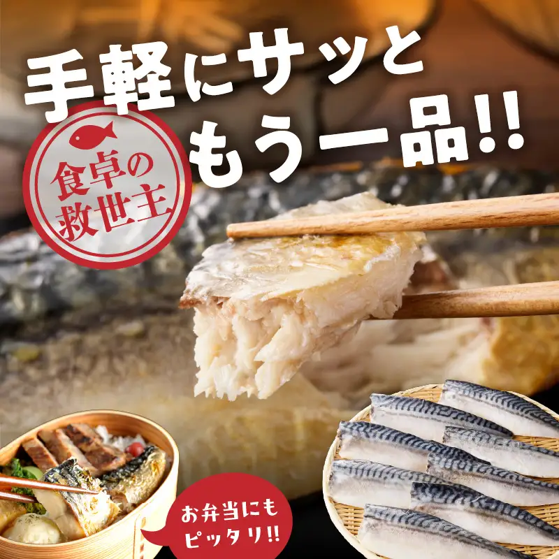 【骨取り】さば使用 塩さば(昆布塩味) 8枚入【B4-066】