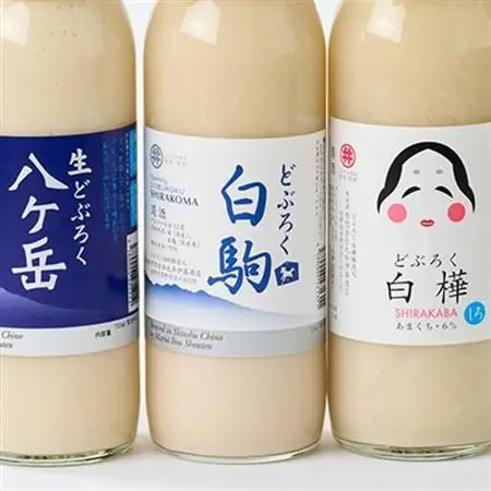 どぶろく　飲み比べ　3種セット(八ヶ岳・白駒・おかめ)_酒・アルコール   _【配送不可地域：離島】【1519545】