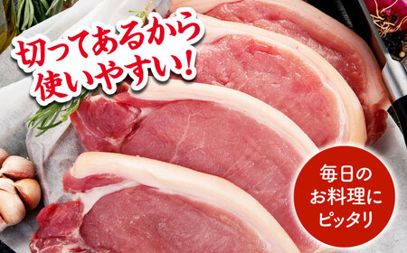 【6回定期便】豚ロースステーキ 約750g（約150g×5枚）【吉里精肉】[ZEW088]