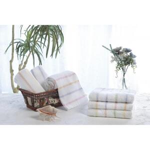 スリーライン フェイスタオル 3色6枚組