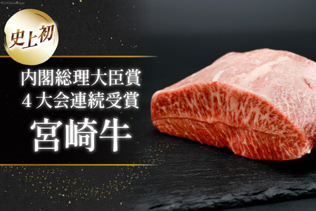 肉 牛肉 宮崎牛 牛みすじステーキ 450g [牛心フードサービス 宮崎県 美郷町 31bm0061]