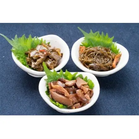 岩手県産すき昆布・めかぶ・しいたけ佃煮セット_惣菜・加工品     魚介・海産物   _【1023252】