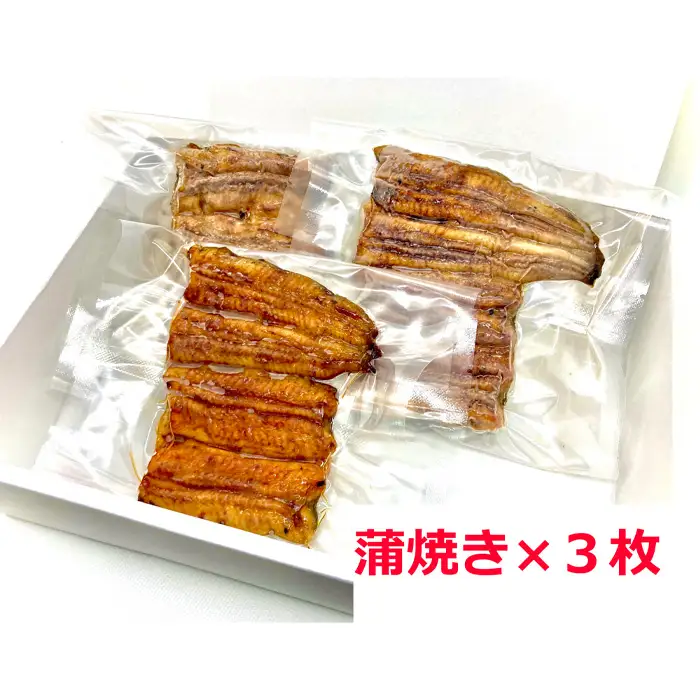 うなぎ蒲焼（真空パック）3人前 No.413