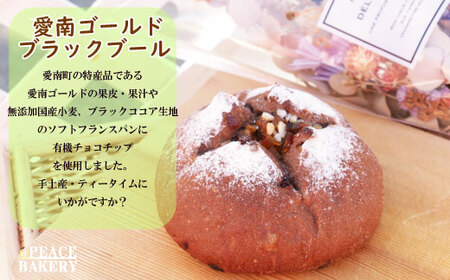 ピースパン工房 【冷凍】 無添加 国産 小麦 100％ パン セット (4種) ご当地パン屋さん 愛媛県 愛南町 こだわり 国産素材 セット 食パン レーズン 天然酵母 有機全粒粉 三温糖 太白胡麻油 よもぎ 愛南ゴールド バター リッチ 無添加 オーガニック 