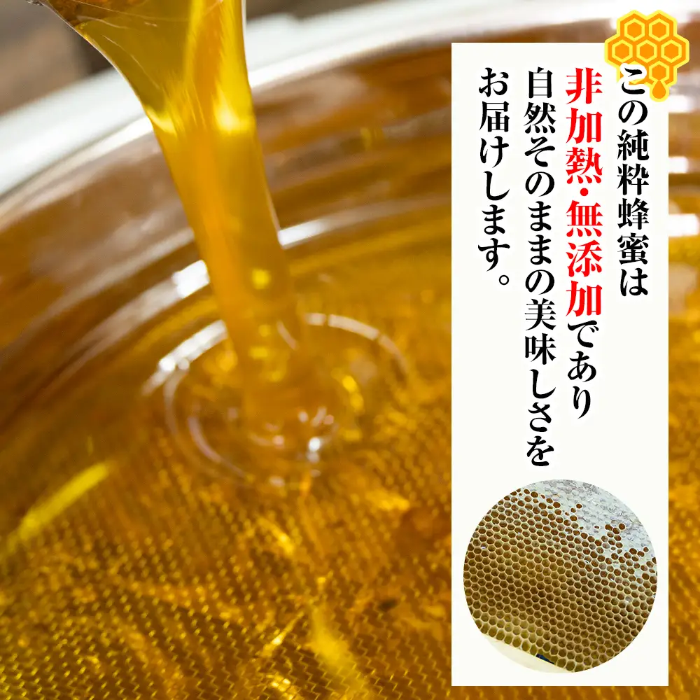 純粋蜂蜜　沖縄産　さし草蜂蜜　秋採り　500g×2本　南風原町採取