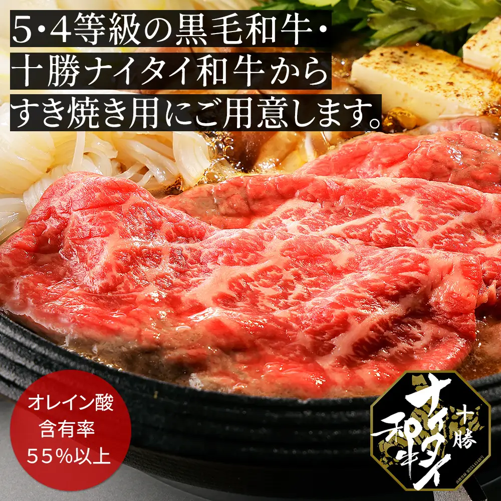 十勝ナイタイ和牛 モモ スライス ハンバーグ セット 計540g 国産 北海道 牛 肉 牛肉 国産牛 和牛 5・4等級 黒毛和牛 オレイン酸含有率55%以上 冷凍