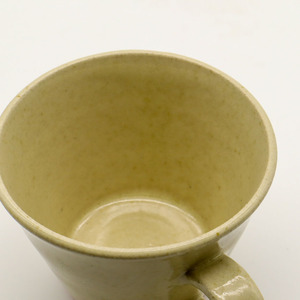 【栃木県共通返礼品・益子町産】益子焼　矢口桂司　チョコマグ　白