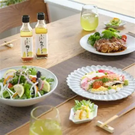 枕崎　調味料200ml×5本セット(ポン酢、すし酢、万能酢、だし醤油、梅ドレッシング) B0-2_調味料 醤油  しょうゆ  調味料 酢    調味料 ドレッシング  _【配送不可地域：離島】【1518911】