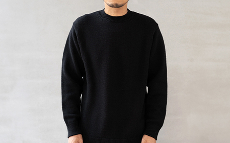 ≪先行予約≫【THISISASWEATER.】A1 : A SWEATER IS ORDINARY NAVY ネイビー カシミヤセーター 服 洋服 ユニセックス メンズ レディース ブランド 数量限定 山形県 山辺町 サイズ3 yt-soxxn3