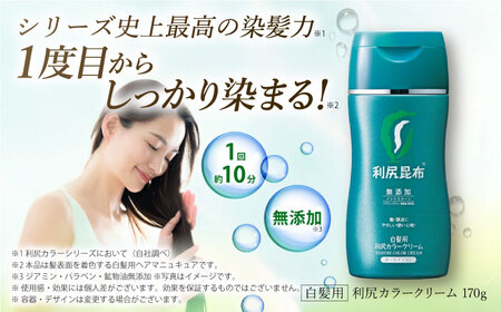 【10本入】［白髪用］利尻カラークリーム 糸島市 / 株式会社ピュール ヘアカラー 白髪染め [AZA064]